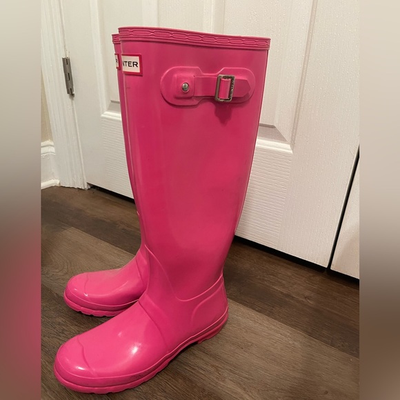 Pink Hunter Rain Boots - Picture 3 of 3
